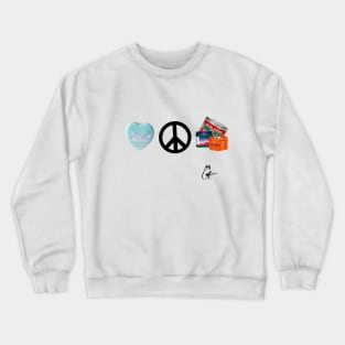 Love peace and hair grease Crewneck Sweatshirt